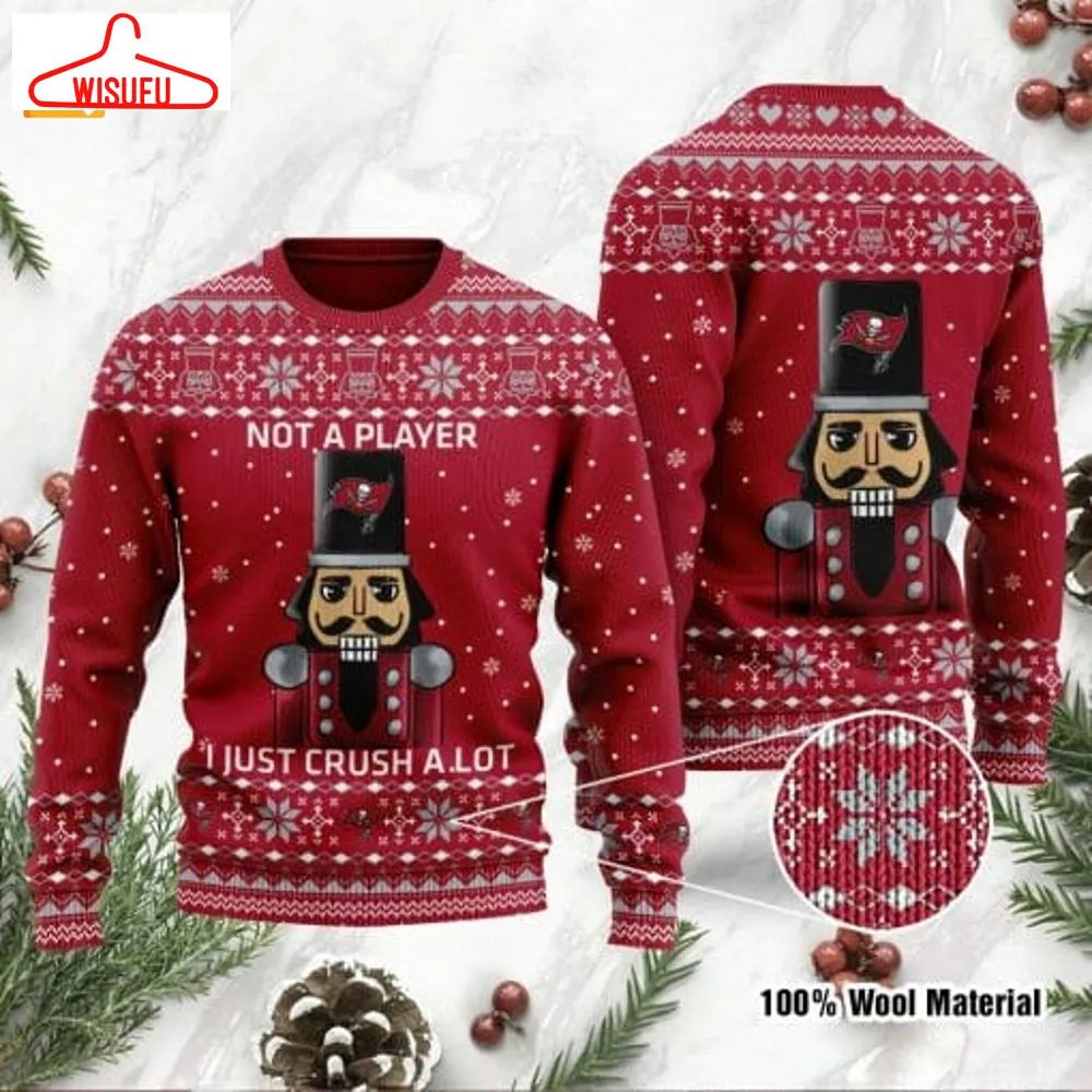 Tampa Bay Buccaneers Nutcracker Nfl Ugly Christmas Sweater