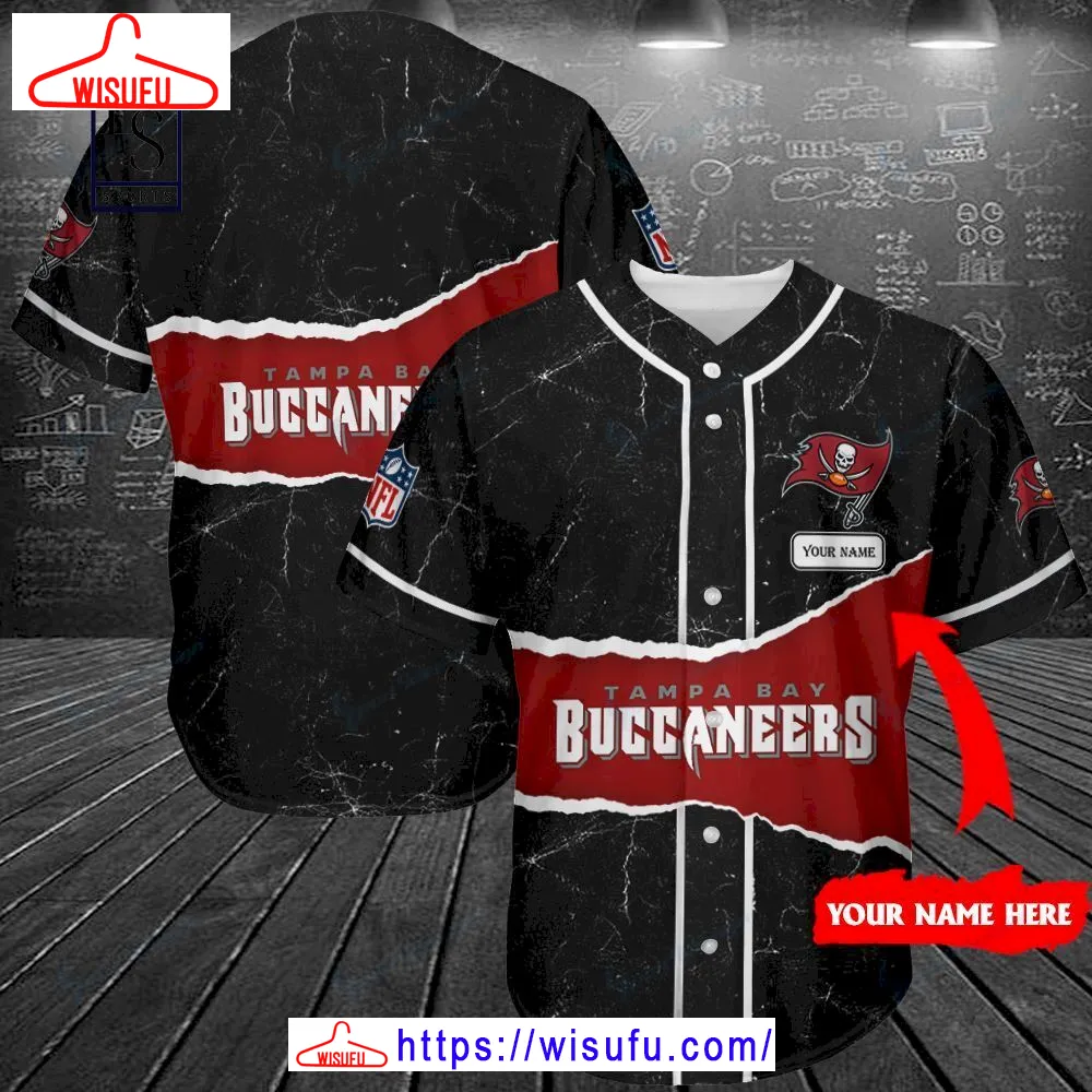 Tampa Bay Buccaneers Personalized Name Baseball Jersey, New Fashion Gifts