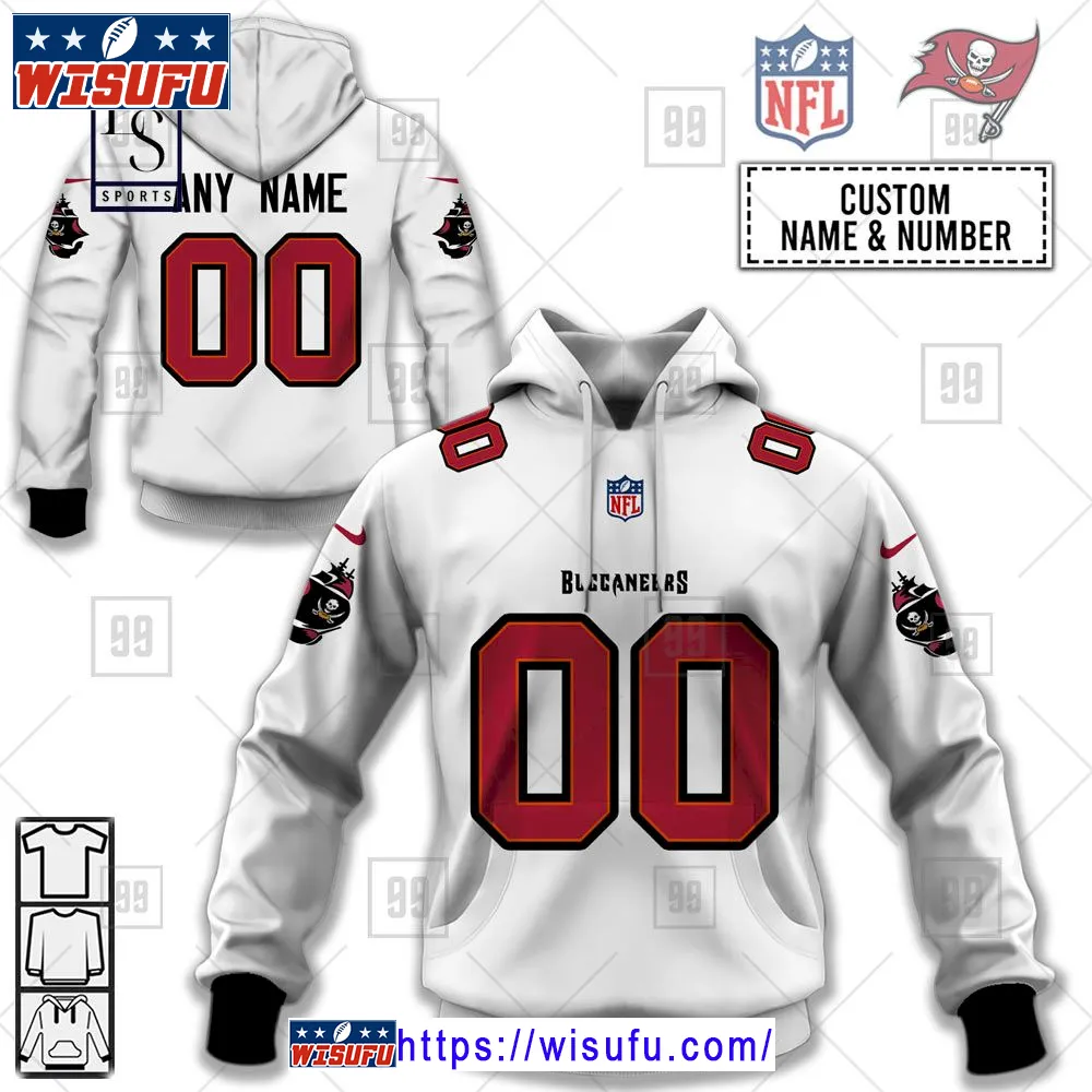 Tampa Bay Buccaneers Personalized NF.L Jersey Hoodie 3d