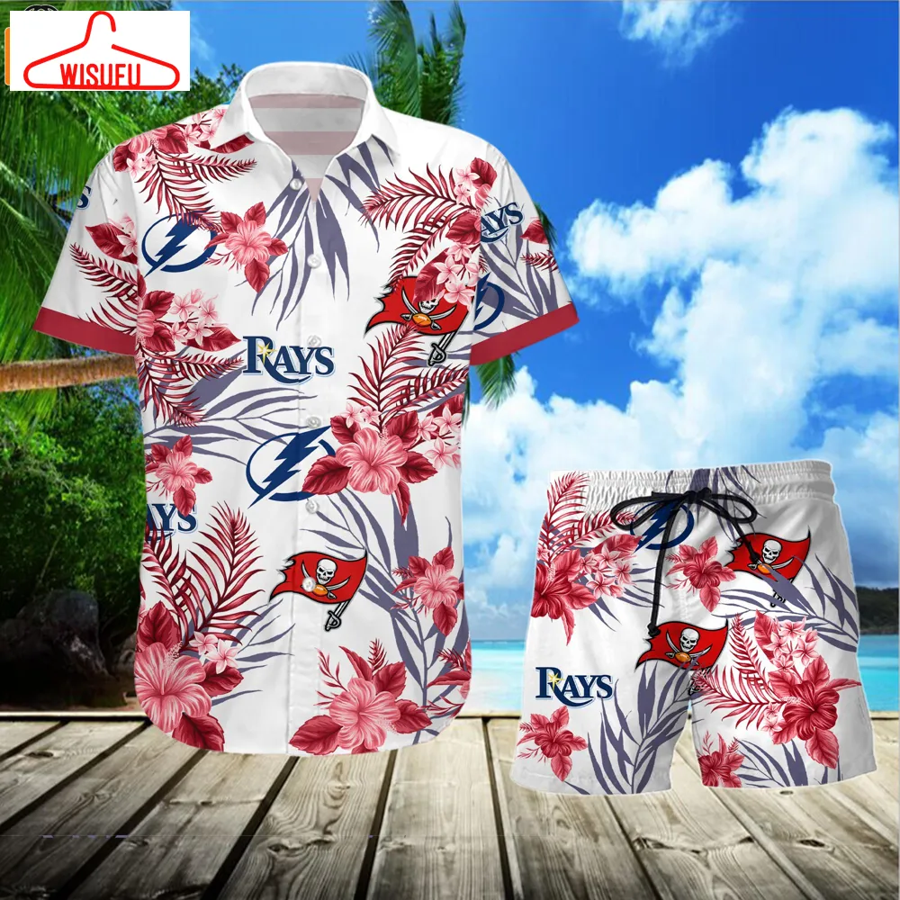 Tampa Bay Buccaneers Tampa Bay Lightning Tampa Bay Rays Hawaiian Shirt, New Fashion Gifts