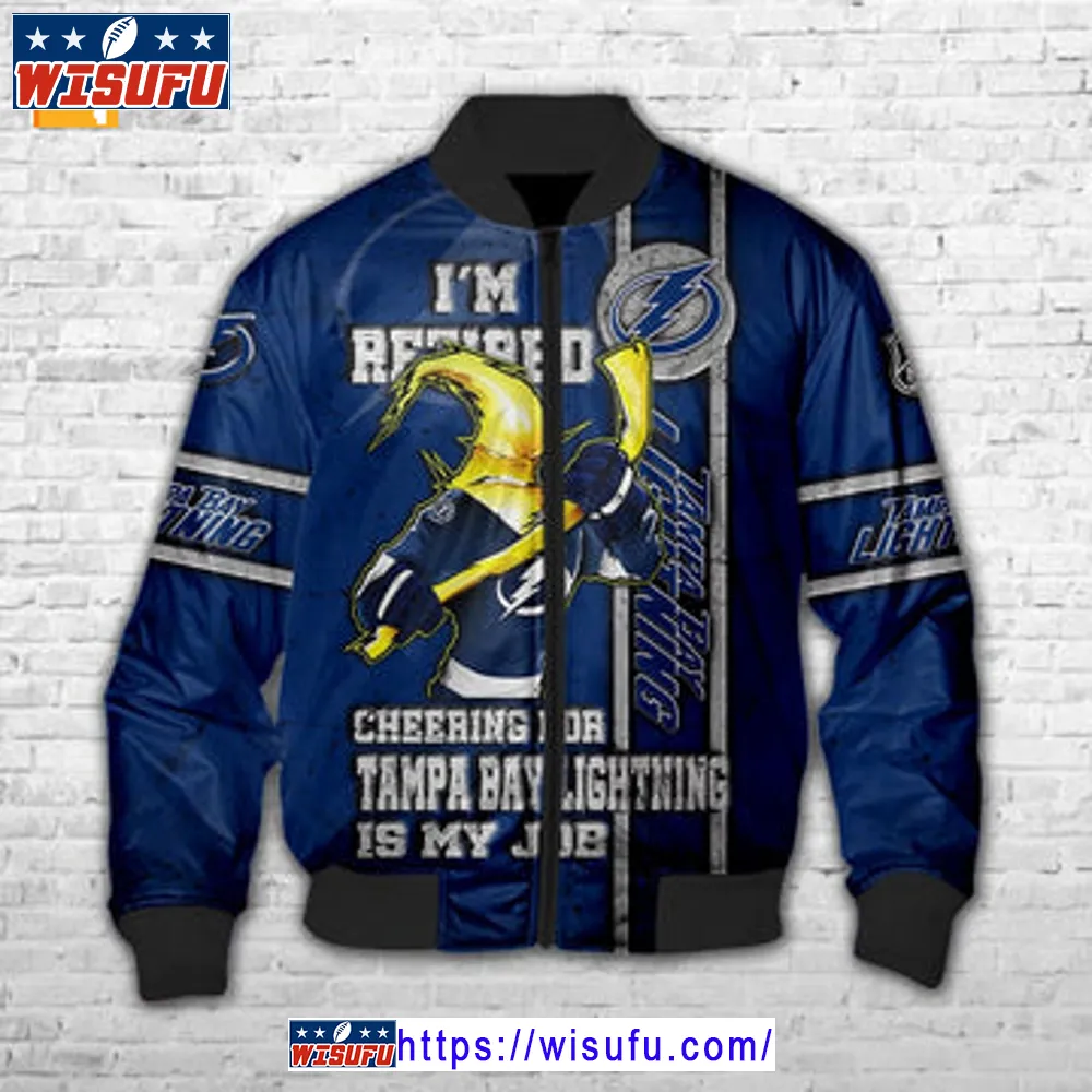 Tampa Bay Lightning I'm Retired Bomber Jacket