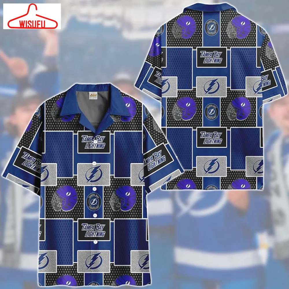 Tampa Bay Lightning Logo Hawaiian Beach Shirt, New Fashion Gifts