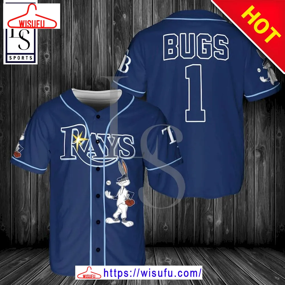 Tampa Bay Rays Bugs Bunny Baseball Jersey, New Fashion Gifts