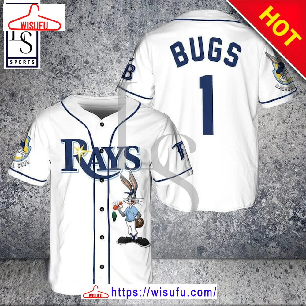 Tampa Bay Rays Bugs Bunny Custom Baseball Jersey, New Fashion Gifts