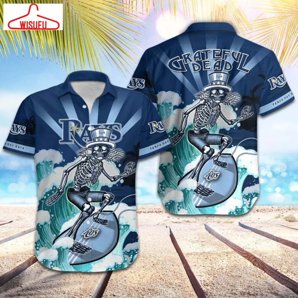 Tampa Bay Rays Grateful Dead Hawaiian Shirt, New Fashion Gifts