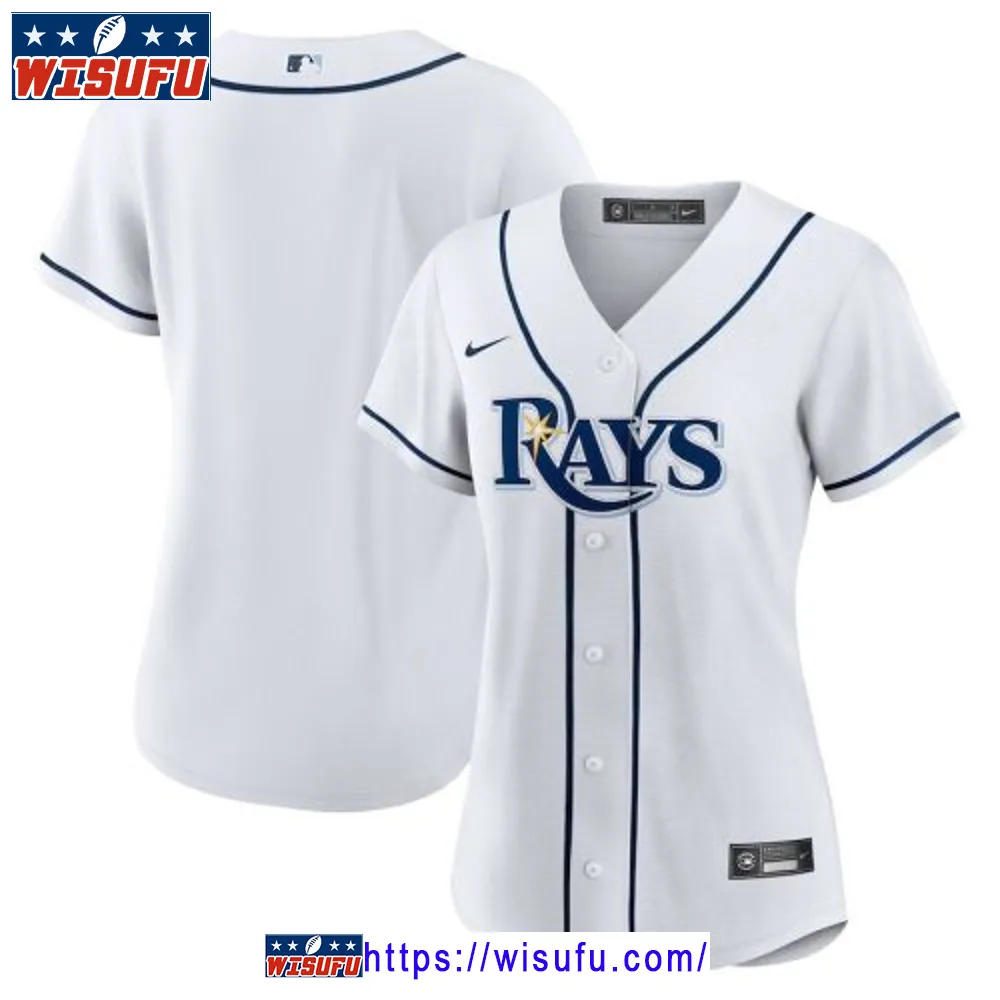 Tampa Bay Rays Women's Home Blank Jersey - White