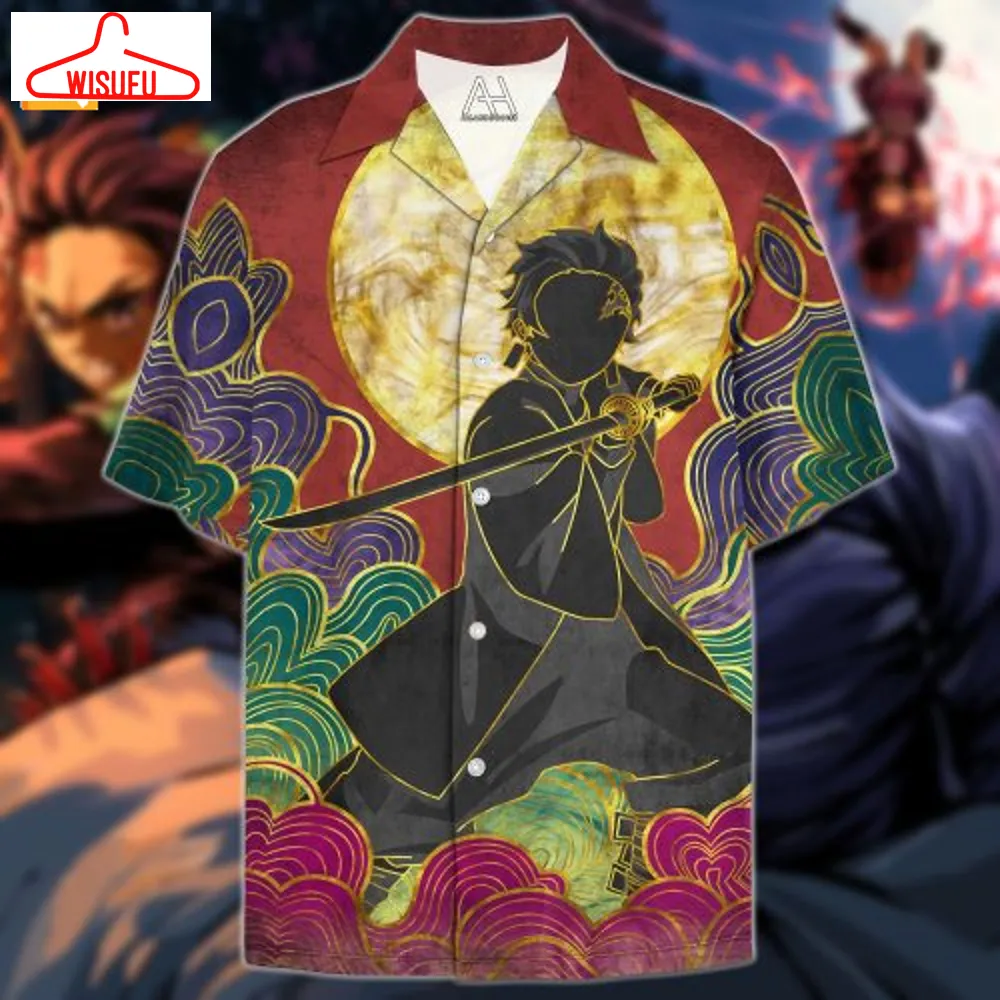 Tanjiro Art Demon Slayer Hawaii Shirt, New Fashion Gifts