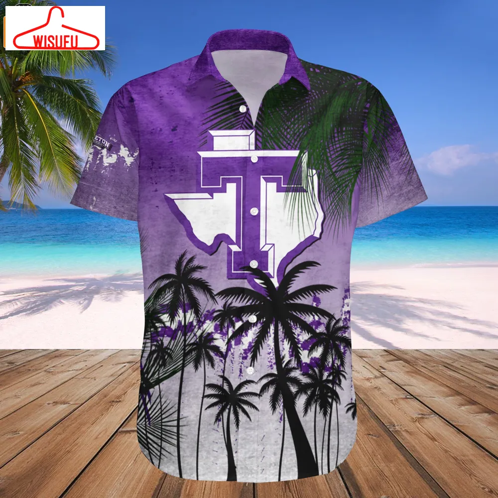 Tarleton State Texans Coconut Tree Tropical Grunge Hawaiian Shirt, New Fashion Gifts