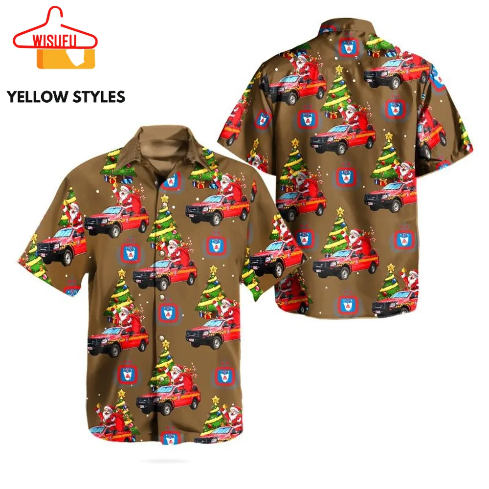 Tasmania Fire Service Tfs F-ord Ranger Christmas Hawaiian Shirt, New Fashion Gifts