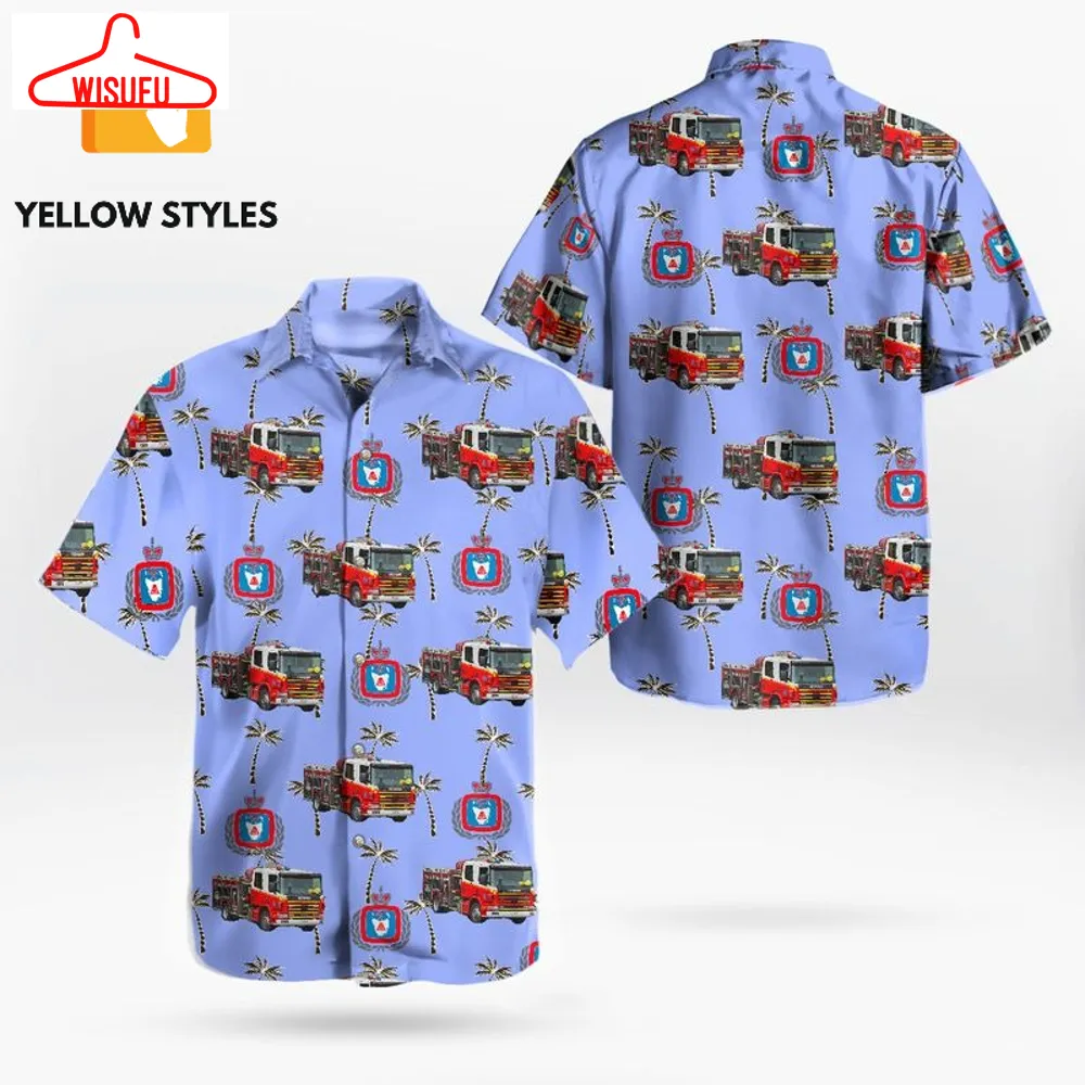 Tasmania Fire Service Tfs Scania Fire Truck Hawaiian Shirt, New Fashion Gifts