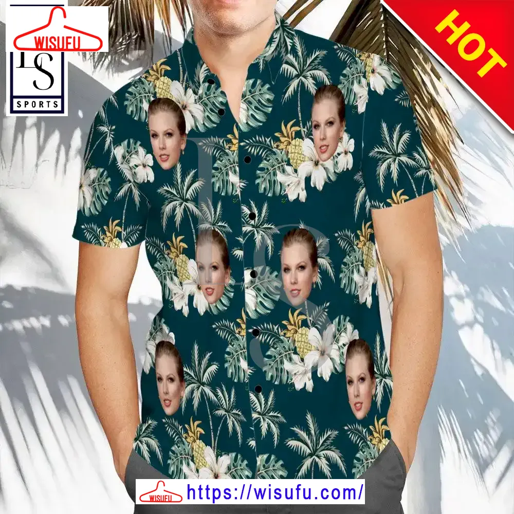 Taylor Swift Floral Hawaiian Shirt, New Fashion Gifts