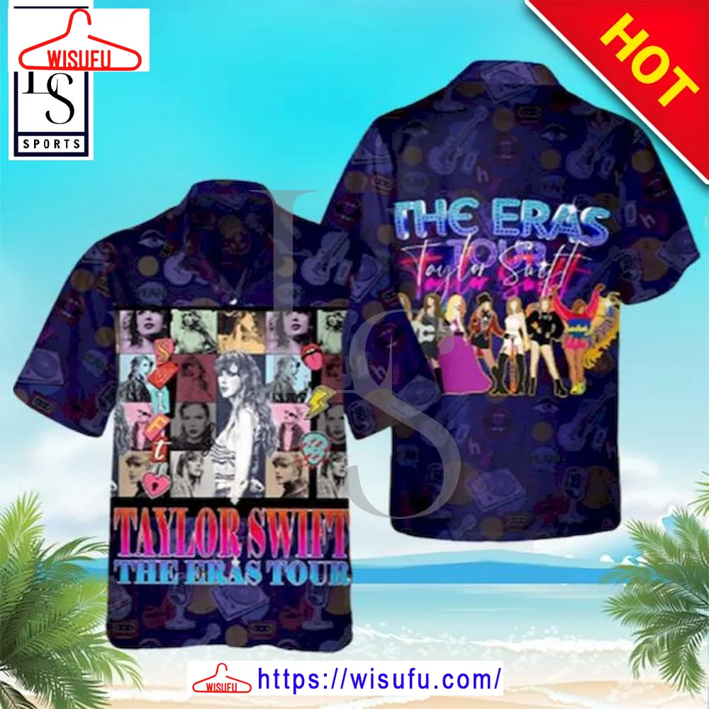 Taylor Swift The Eras Tour Style Retro 80s Hawaiian Shirt, New Fashion Gifts