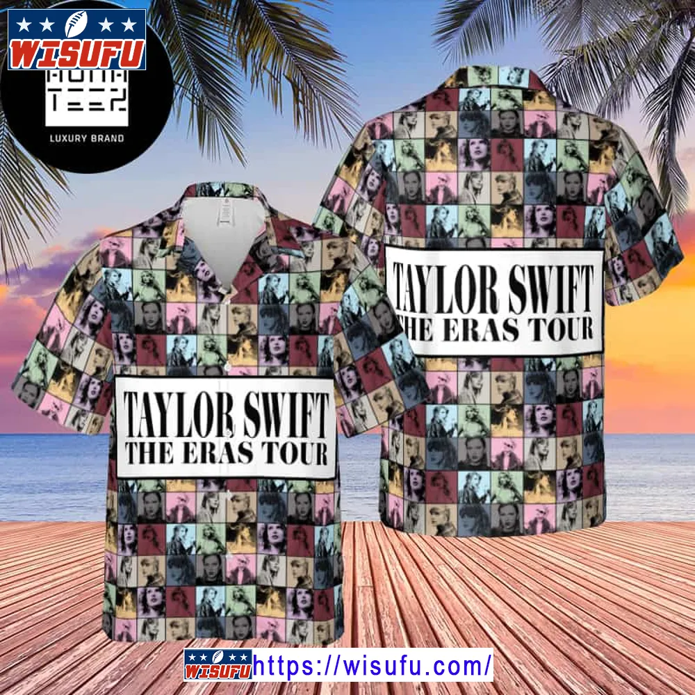 Taylor Swift The Eras Tour With Avatar Portrait 2024 Trending Hawaiian Shirt For Fans