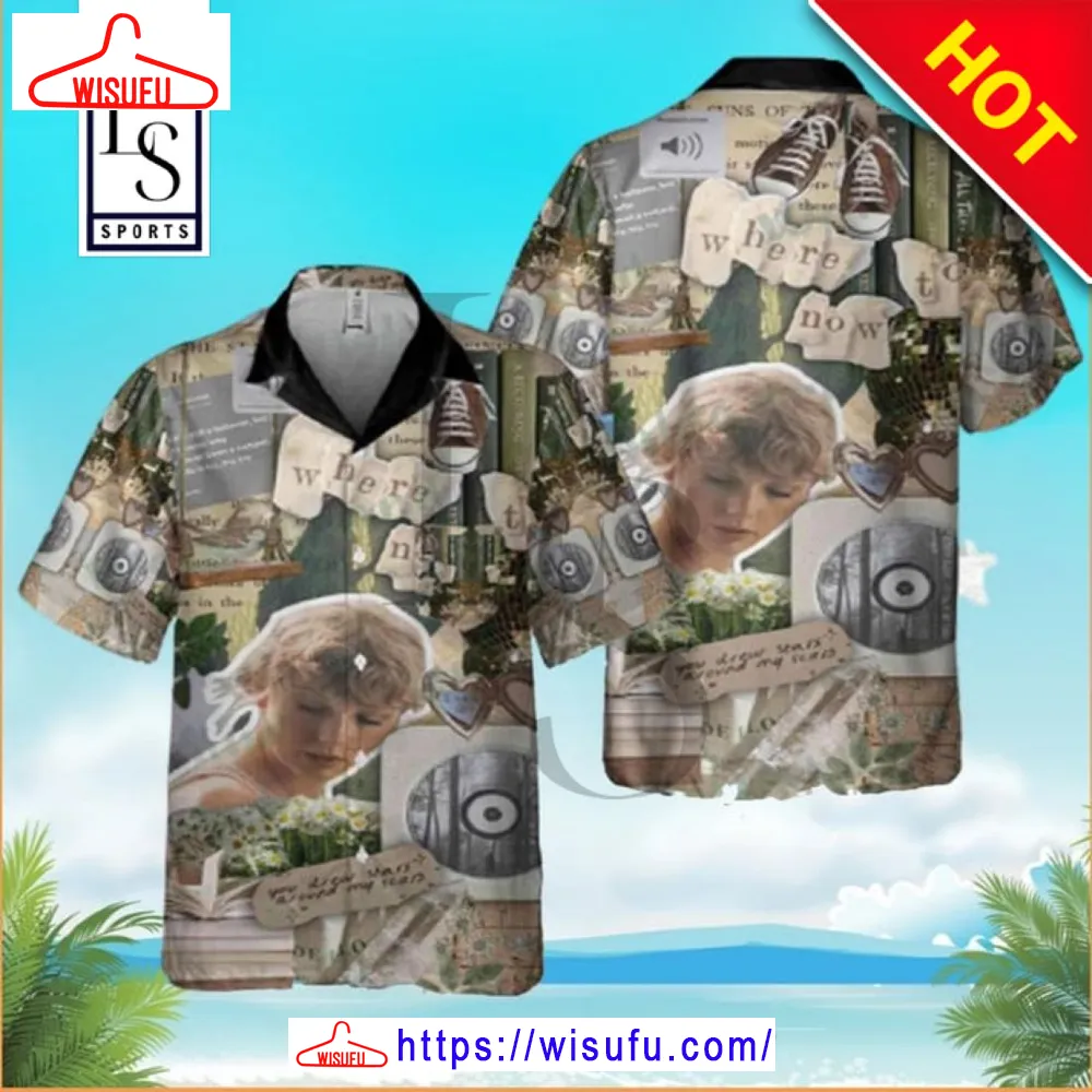 Taylor Swift Vi-ntage Style Hawaiian Shirt, New Fashion Gifts