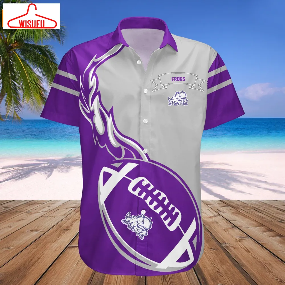 Tcu Horned Frogs Flame Ball Hawaiian Shirt, New Fashion Gifts