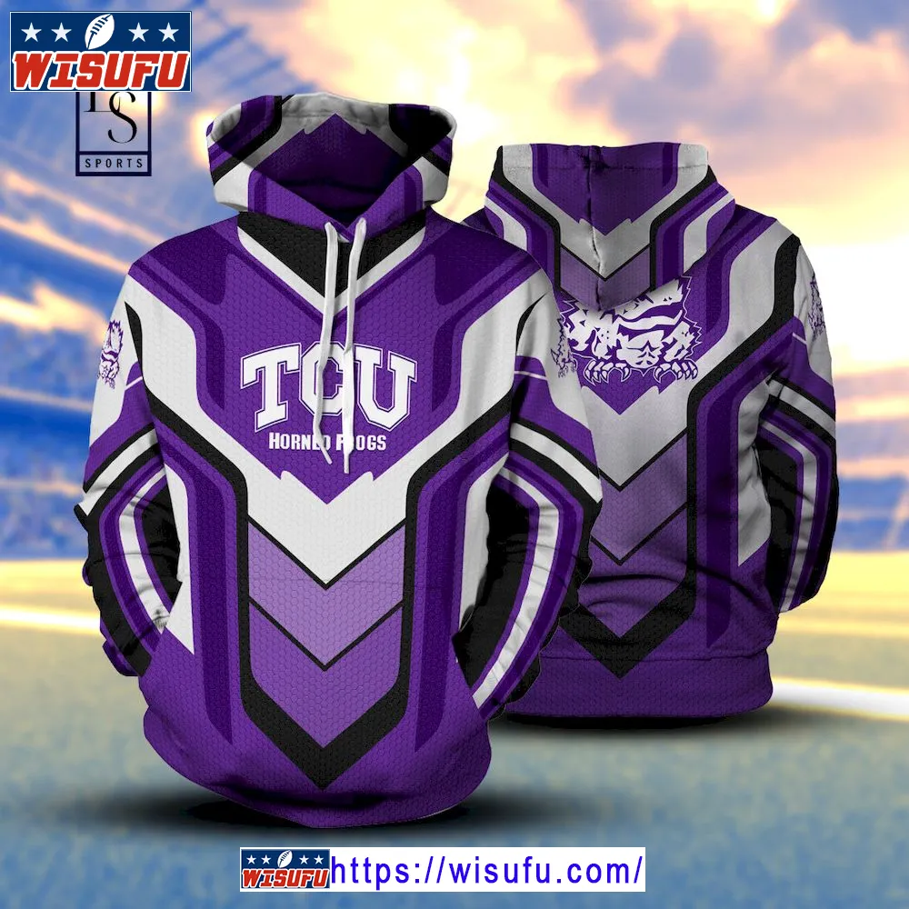 Tcu Horned Frogs Premium 3d Hoodie