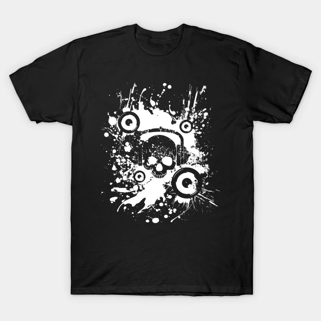 Techno Skull DJ EDM Music Festival T-Shirt