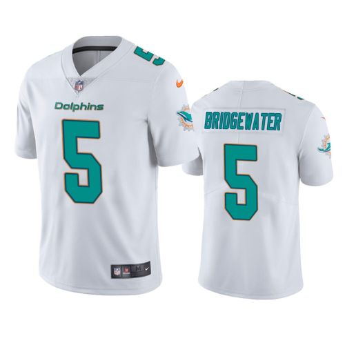 Teddy Bridgewater 5 Miami Dolphins White Vapor Jersey