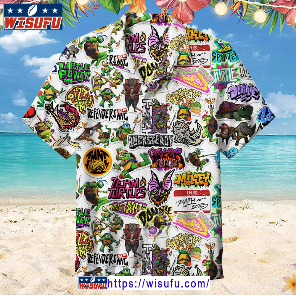 Teenage Mutant Ninja Turtles -unise-x Hawaiian Shirt