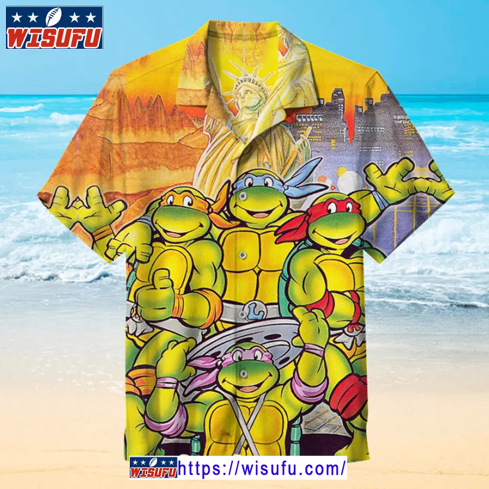 Teenage Mutant Ninja Turtles Iv Turtles In Time -universal Hawaiian Shirt