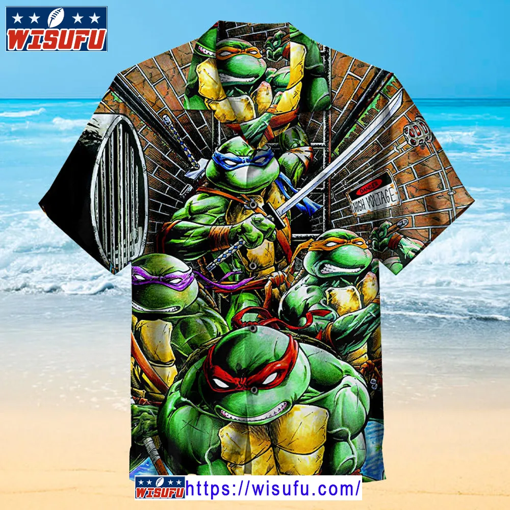 Teenage Mutant Ninja Turtles On The Move -universal Hawaiian Shirt