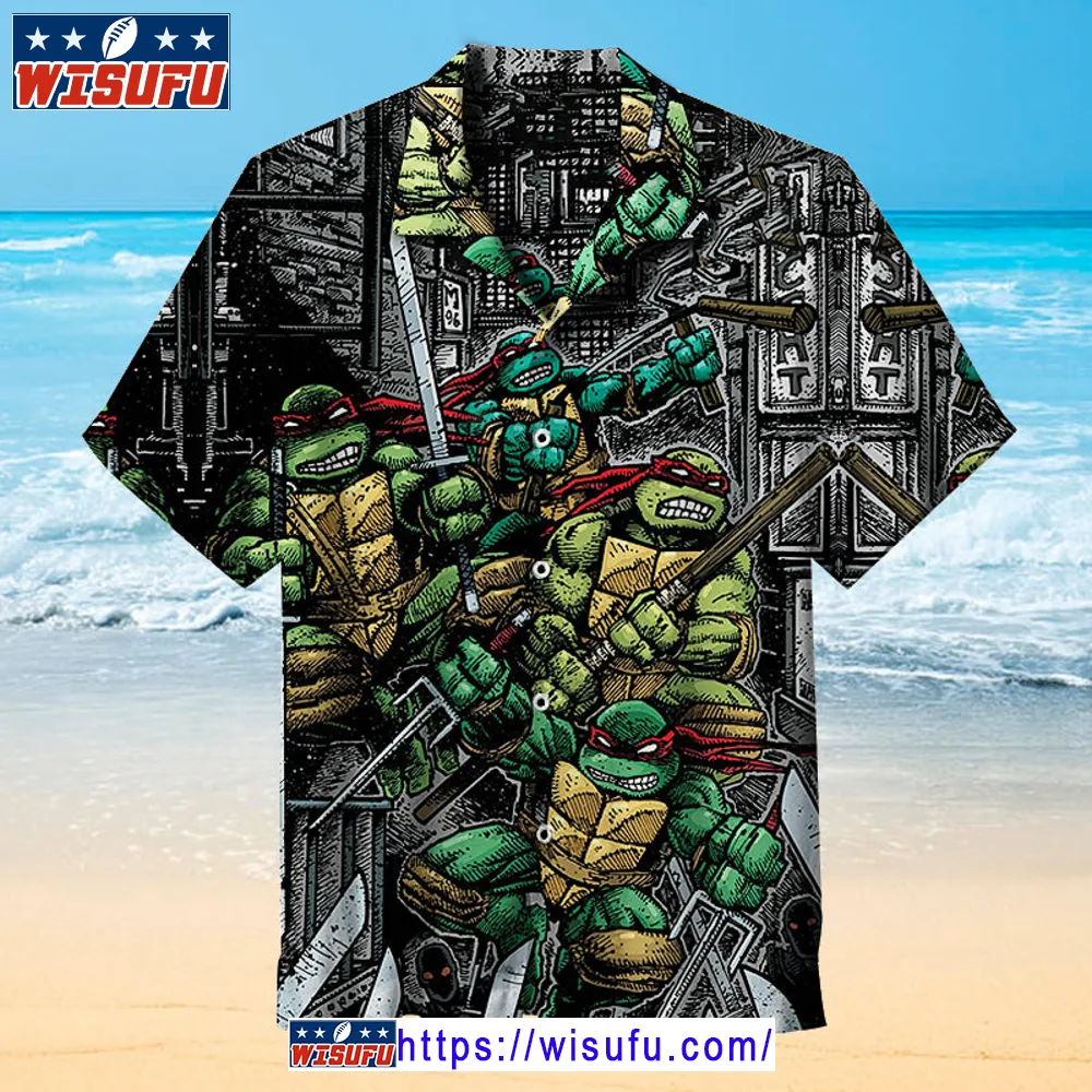 Teenage Mutant Ninja Turtles-universal Hawaiian Shirt