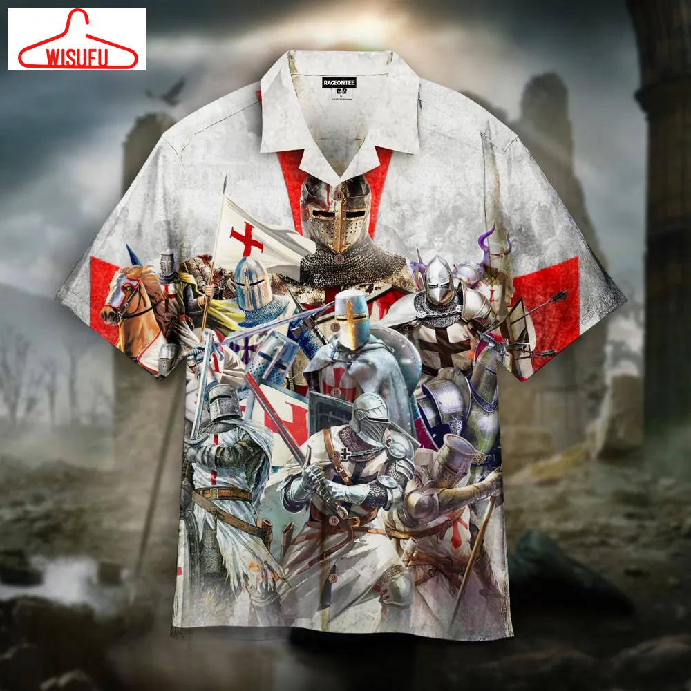 Templar Knight Squad Hawaiian Shirt Pre11443, New Hawaiian Holiday Outfits, New Fashion Gifts