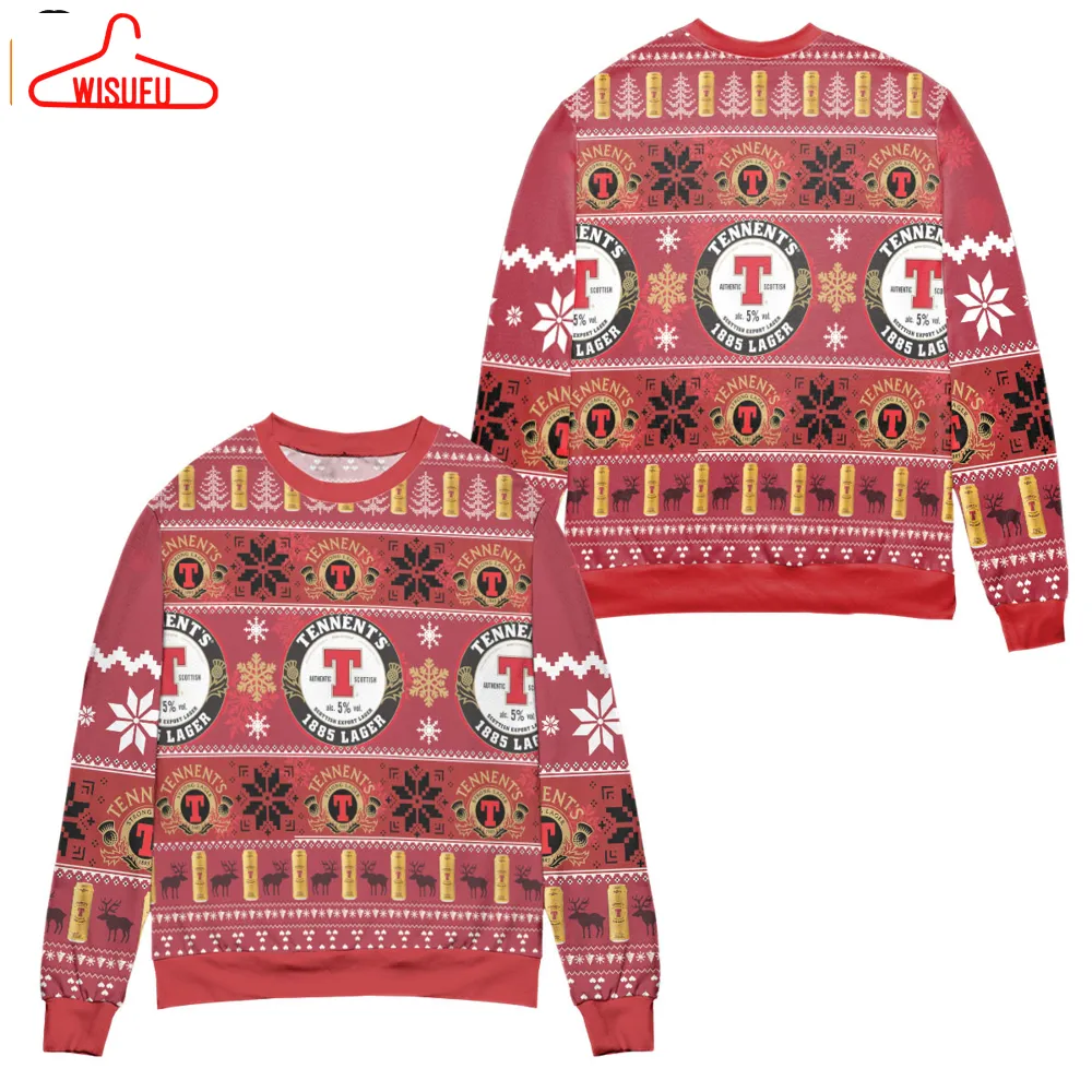 Tennent's 1985 Centenary Lager Ugly Christmas Sweater