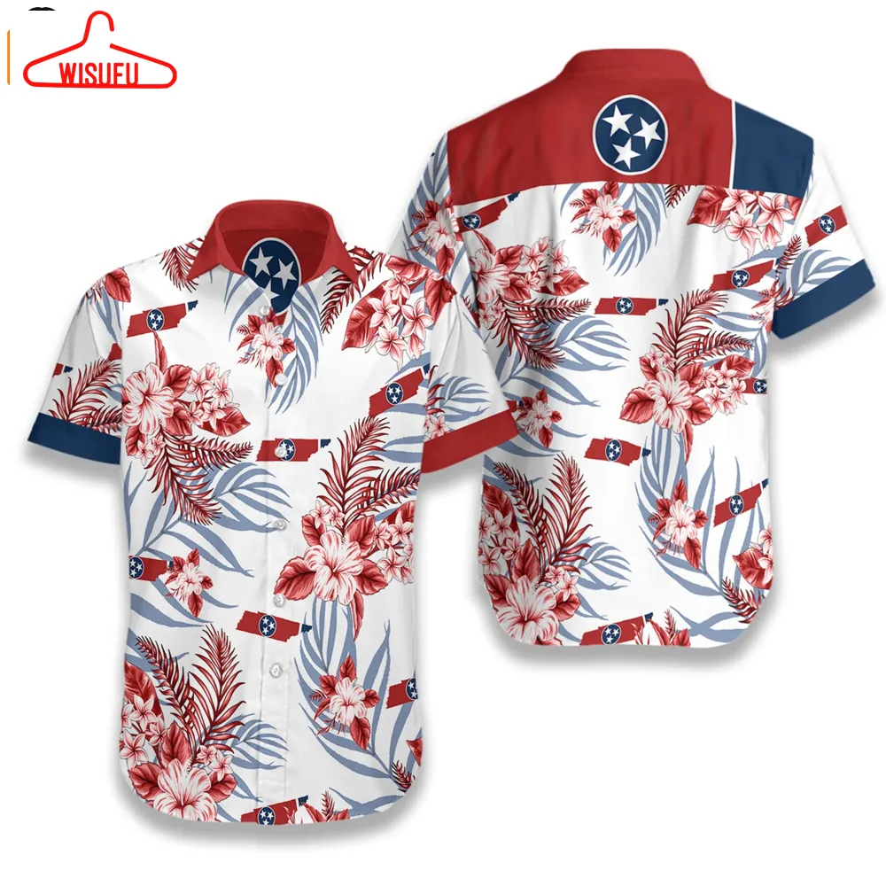 Tennessee Proud Hibiscus Hawaiian Shirt, New Fashion Gifts