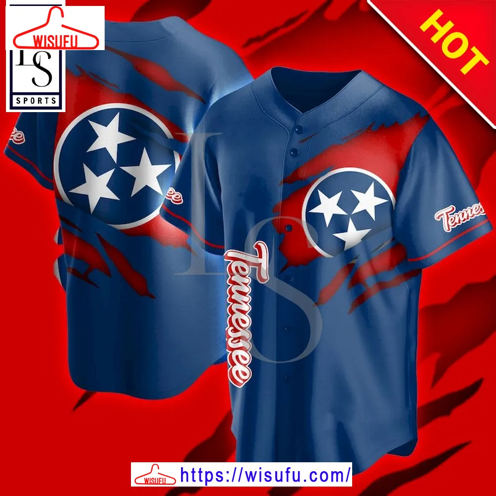 Tennessee State Jersey Flag Shirt, New Fashion Gifts