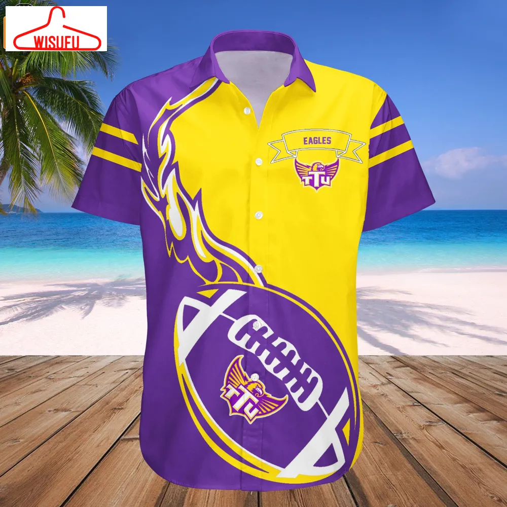 Tennessee Tech Golden Eagles Flame Ball Hawaiian Shirt, New Fashion Gifts