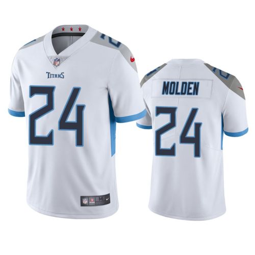 Tennessee Titans Elijah Molden 24 White Vapor Jersey