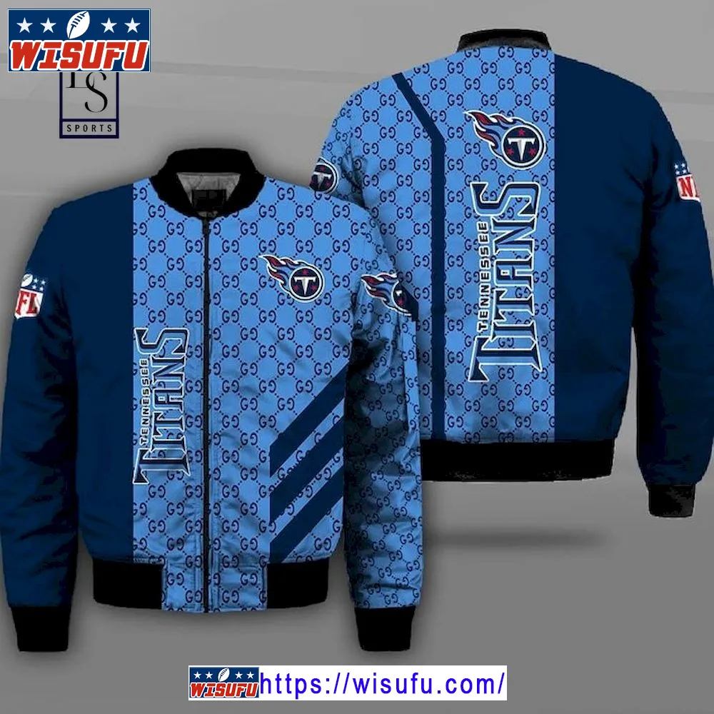 Tennessee Titans Gucc.i Design NF.L Bomber Jacket