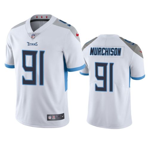 Tennessee Titans Larrell Murchison 91 White Vapor Untouchable Jersey