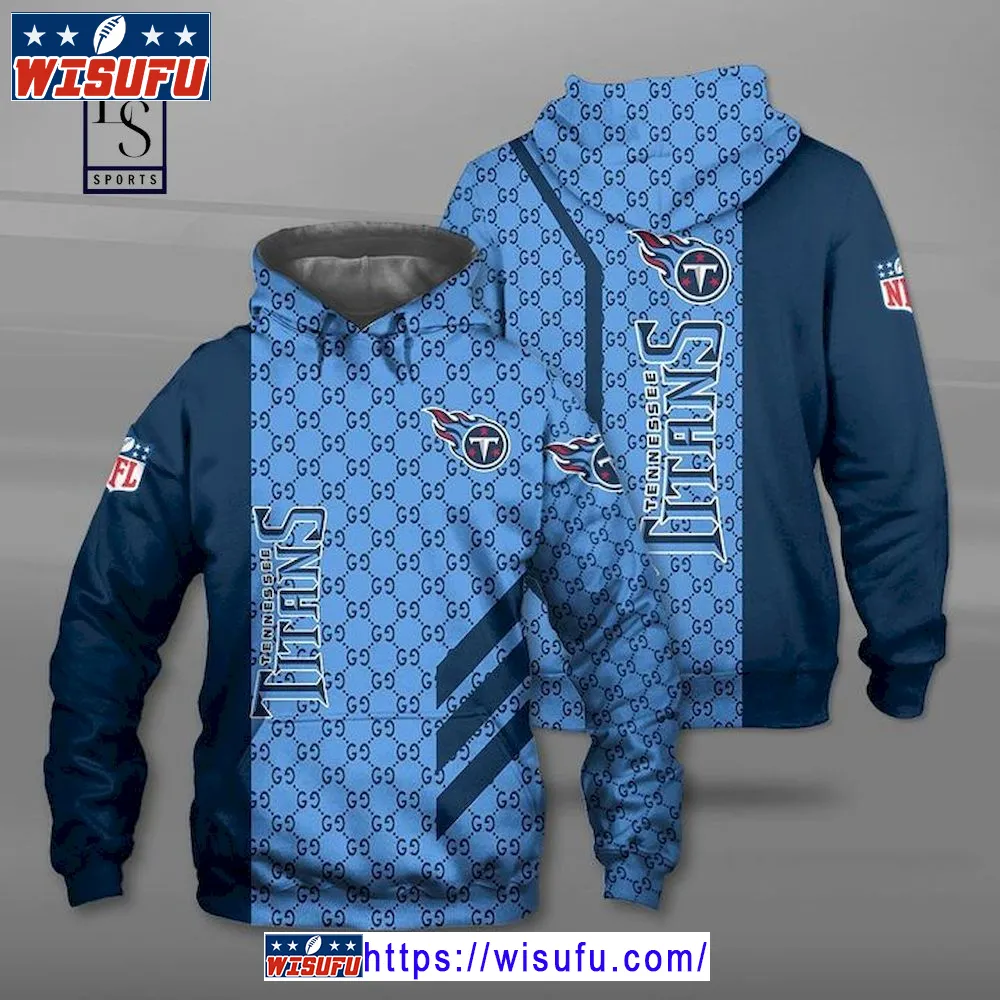 Tennessee Titans Luxur.y Design NF.L Hoodie 3d