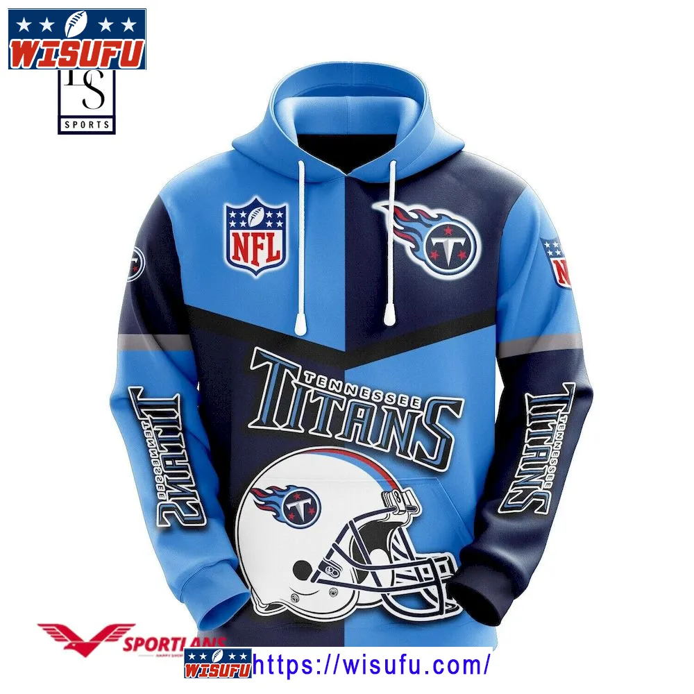 Tennessee Titans NF.L Caro Hoodie 3d