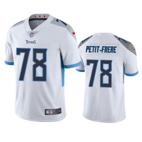 Tennessee Titans Nicholas Petit-Frere 78 White Vapor Jersey