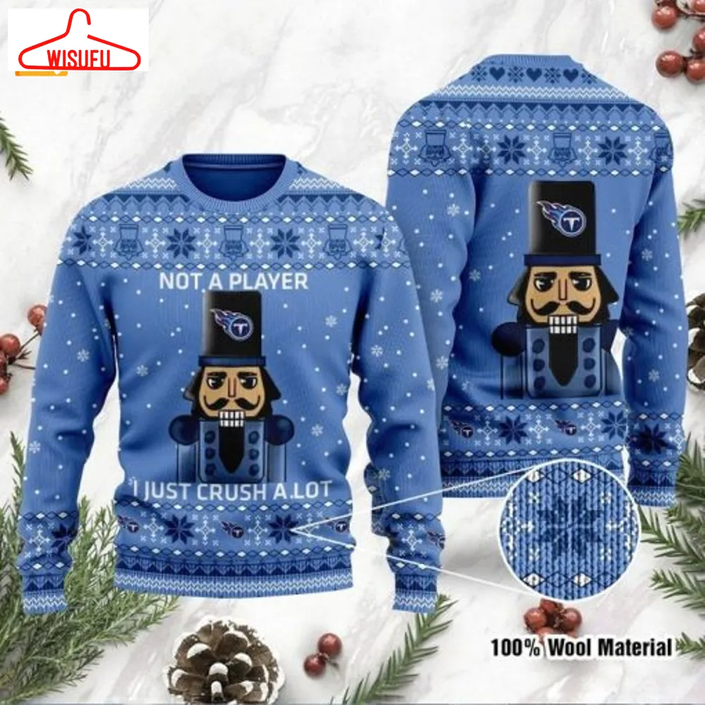 Tennessee Titans Nutcracker Nfl Ugly Christmas Sweater