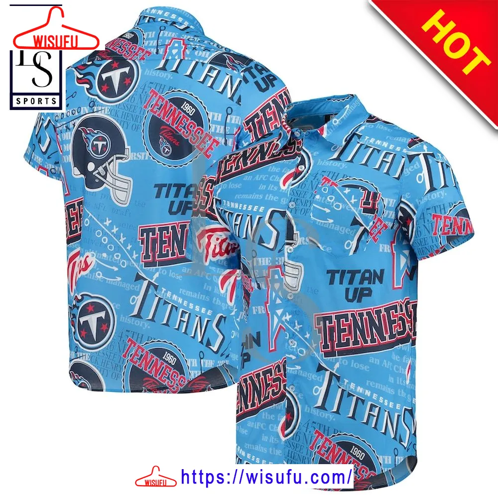 Tennessee Titans Titan Up Hawaiian Shirt, New Fashion Gifts