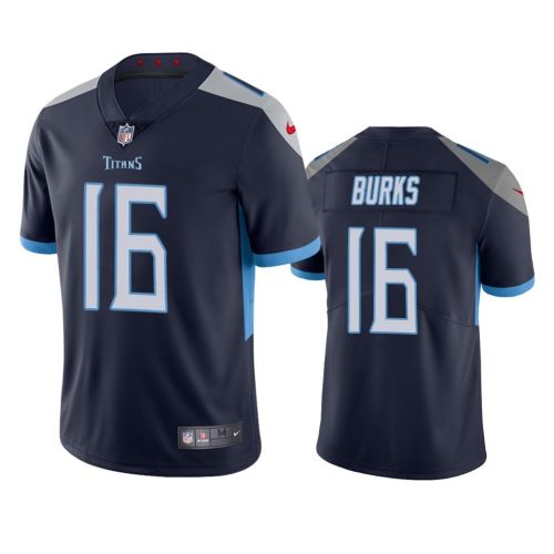 Tennessee Titans Treylon Burks 16 Navy 2022 Draft Vapor Jersey