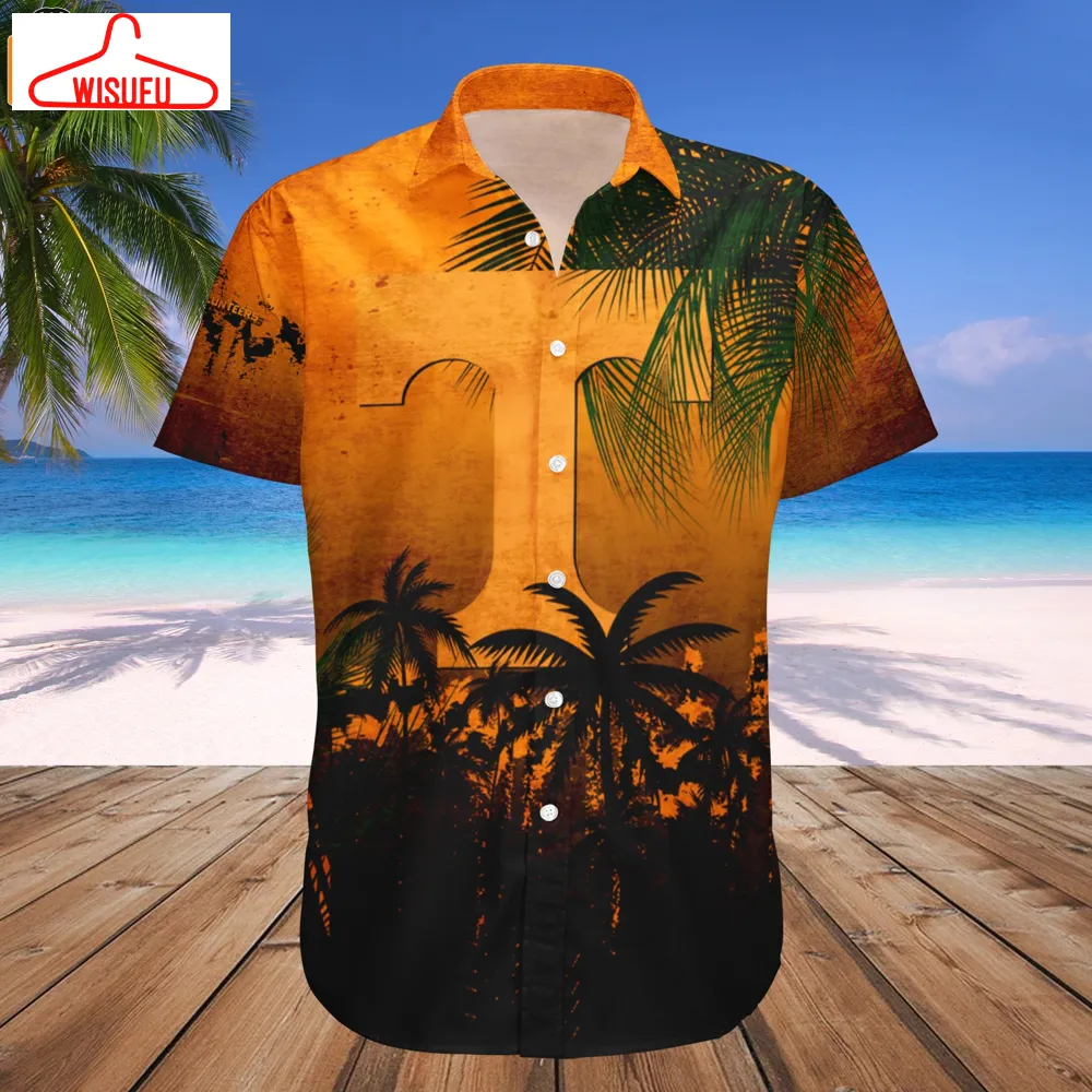 Tennessee Volunteers Coconut Tree Tropical Grunge Hawaiian Shirt, New Fashion Gifts