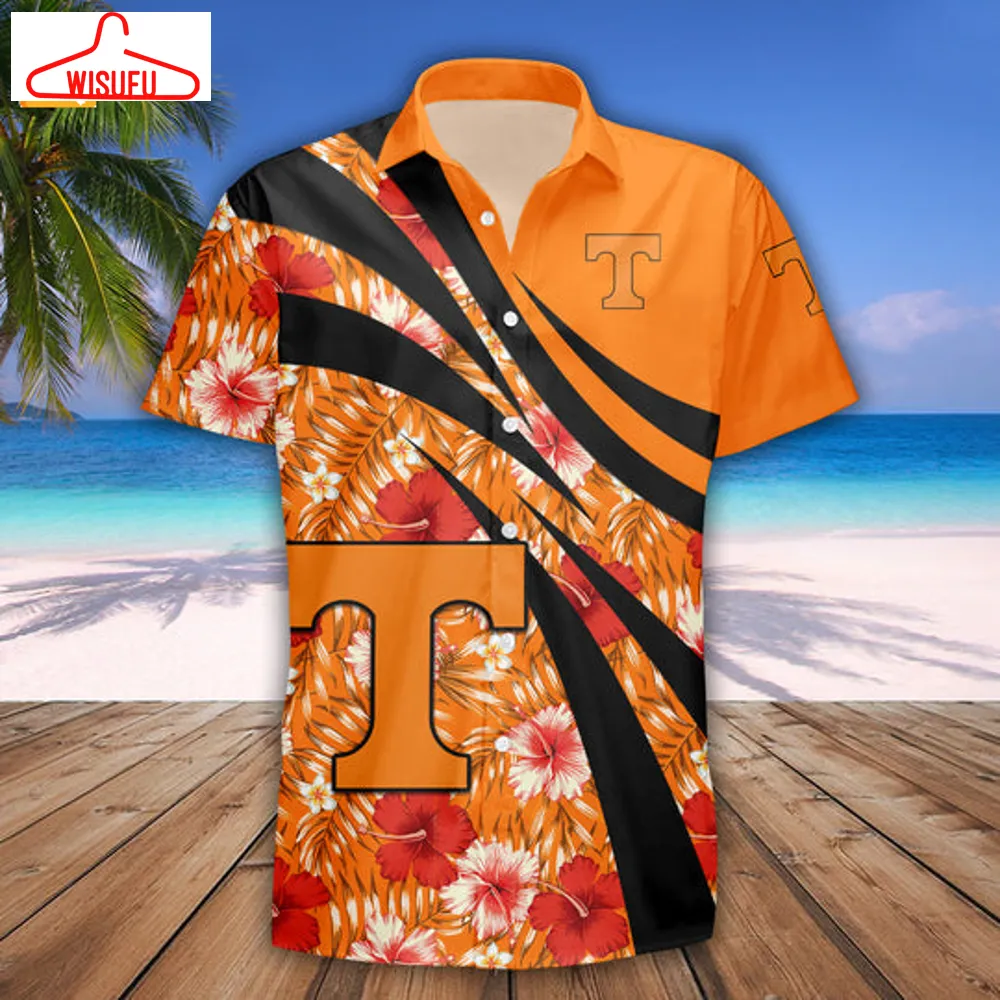 Tennessee Volunteers Hibiscus Sport Hawaiian Shirt, New Fashion Gifts