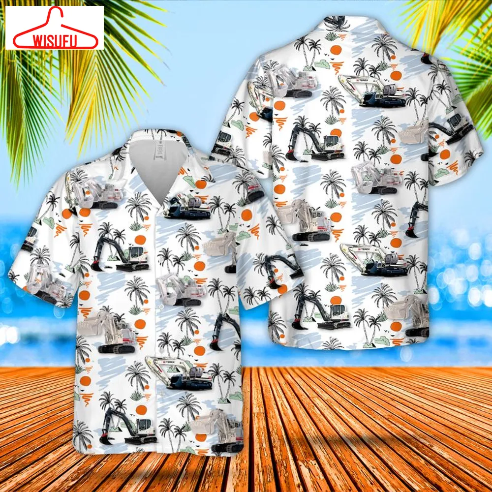 Terex Corporation Excavator Hawaiian Shirt, New Fashion Gifts