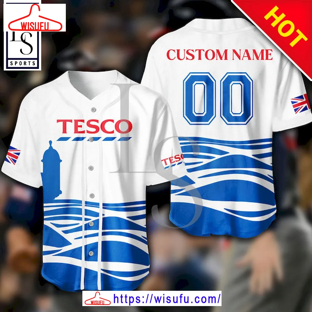 Tesco England Personalized Baseball Jersey, New Fashion Gifts