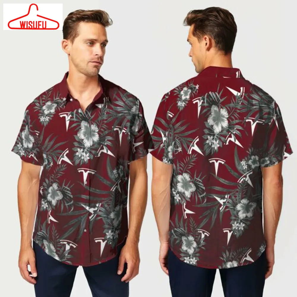 Tesla Shirt, Tesla Hawaiian Casual Shirt, New Fashion Gifts