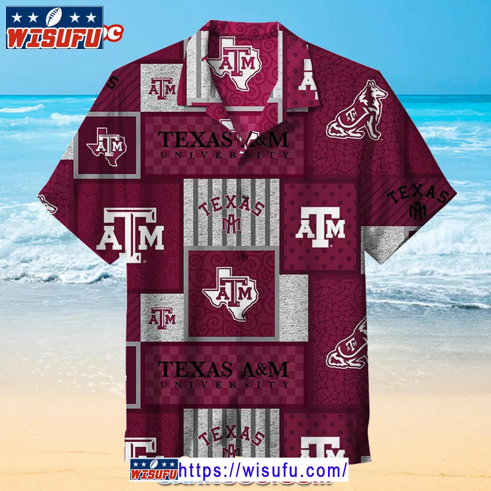 Texas A&m Aggies Football - Hawaiian Shirt