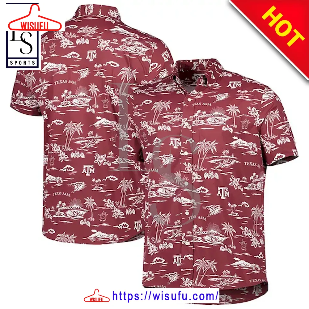 Texas A&m Aggies Island Custom Hawaiian Shirt, New Fashion Gifts