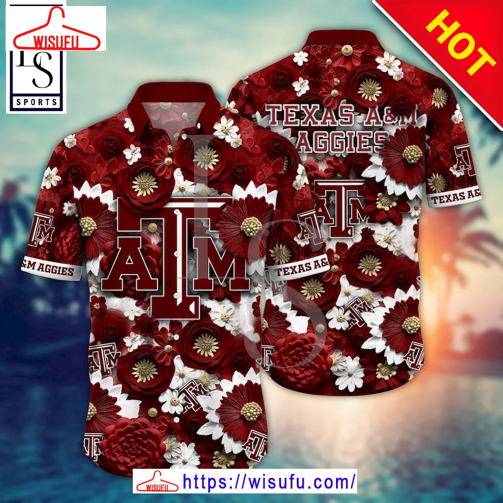 Texas A&m Aggies Nca-a Trending Summer Hawaiian Shirt, New Fashion Gifts