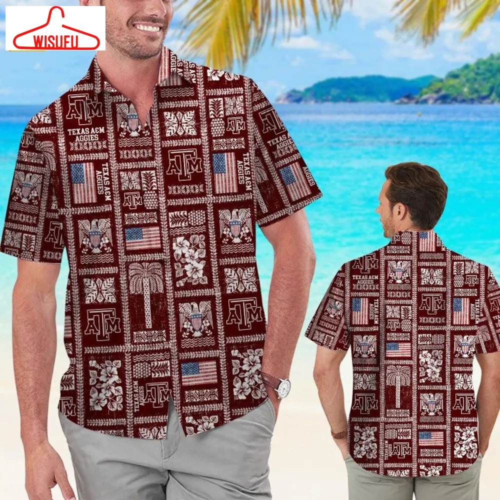 Texas A&m Aggies Summer Commemorative Hawaiian Shirt, New Fashion Gifts