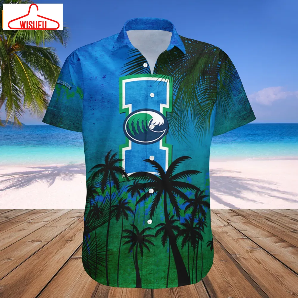 Texas A&m-corpus Christi Coconut Tree Tropical Grunge Hawaiian Shirt, New Fashion Gifts